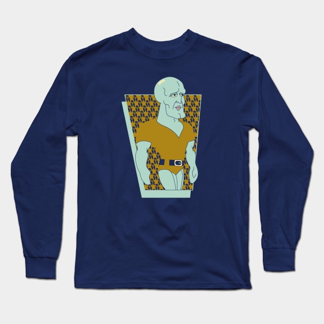 Mr. Tentacles Long Sleeve T-Shirt by dann